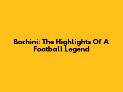 Bochini: The Highlights Of A Football Legend