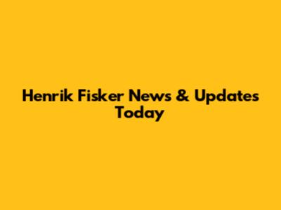 Henrik Fisker News & Updates Today