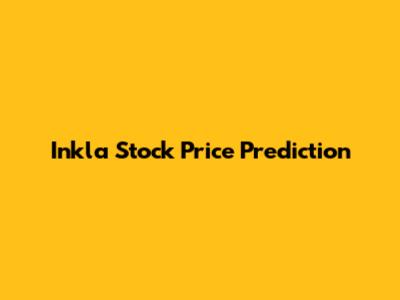 Inkla Stock Price Prediction