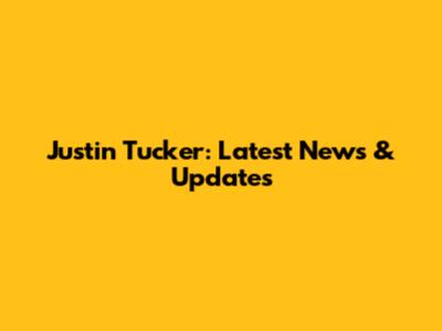 Justin Tucker: Latest News & Updates