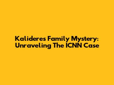 Kalideres Family Mystery: Unraveling The ICNN Case