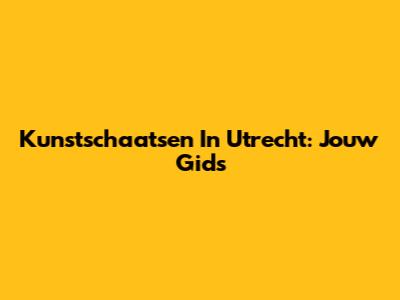 Kunstschaatsen In Utrecht: Jouw Gids