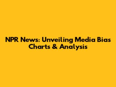 NPR News: Unveiling Media Bias Charts & Analysis
