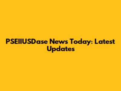 PSEIIUSDase News Today: Latest Updates