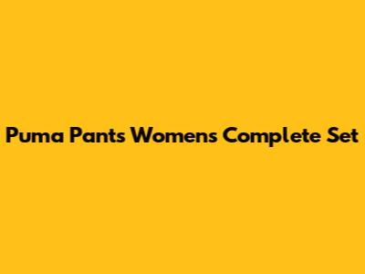 Puma Pants Women's Complete Set