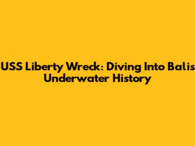 USS Liberty Wreck: Diving Into Bali's Underwater History