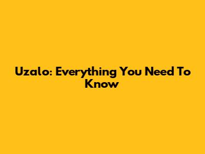 Uzalo: Everything You Need To Know